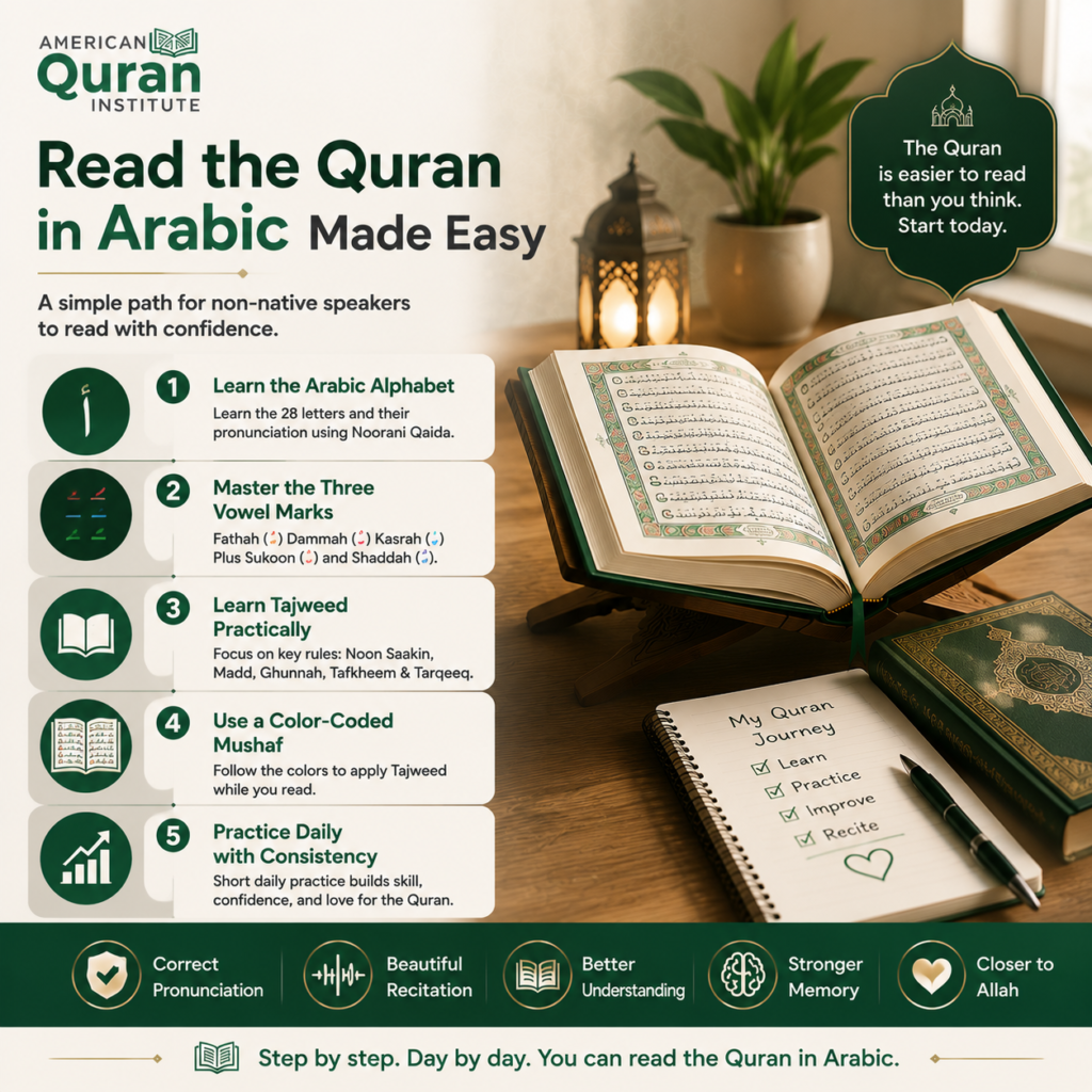 How to Read the Quran in Arabic Easy? A Guide for Non-Native Speakers