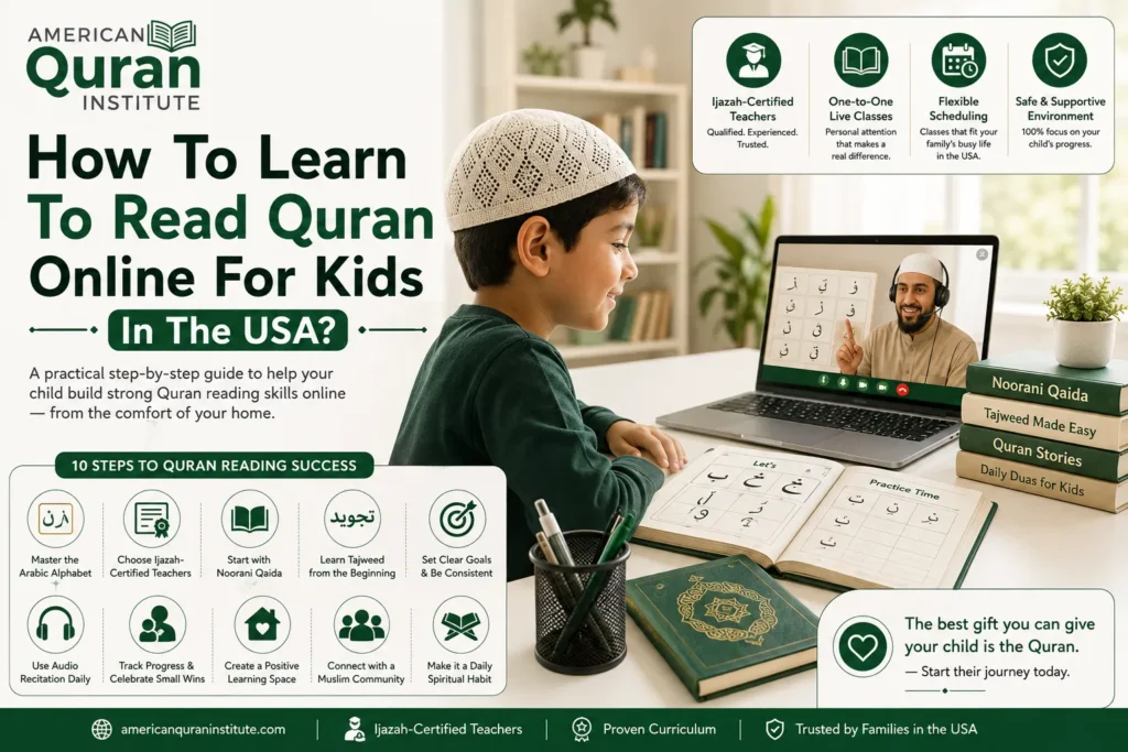 How To Learn To Read Quran Online For Kids In The USA?