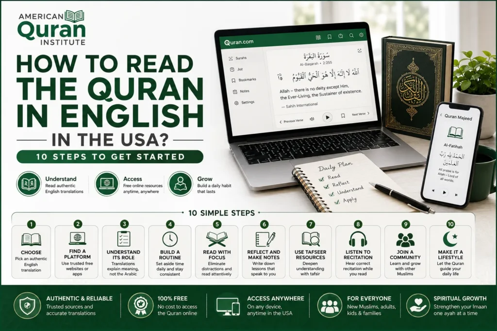 How To Read The Quran In English In The USA? 10 Steps To Get Started