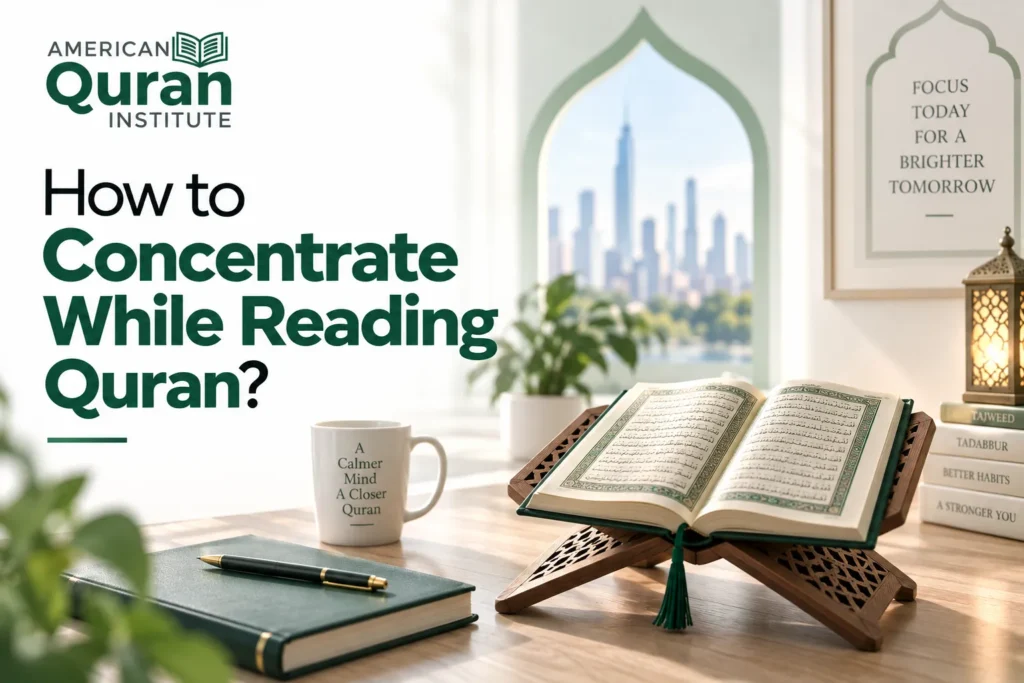 How To Concentrate While Reading Quran?