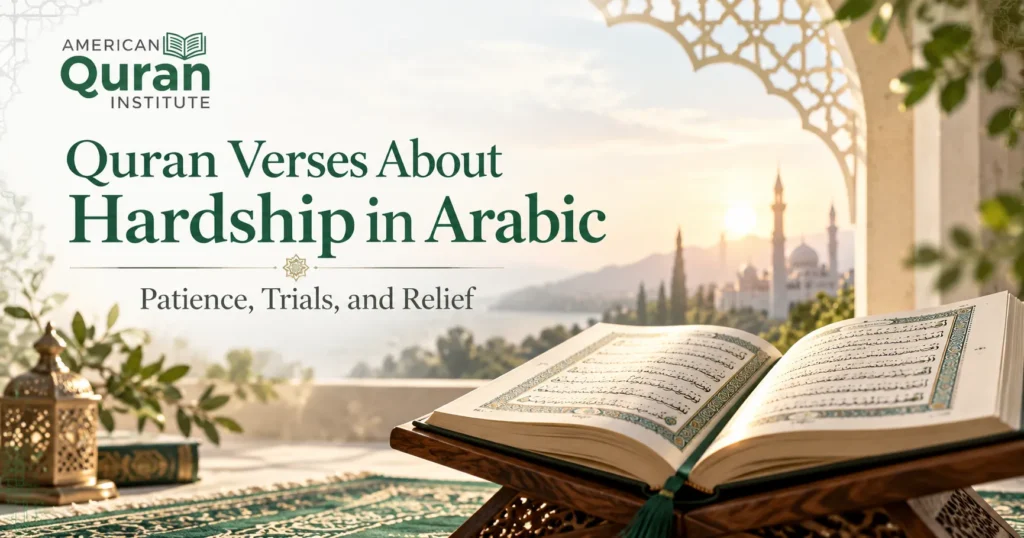 Quran Verses About Hardship In Arabic – Patience, Trials, And Relief