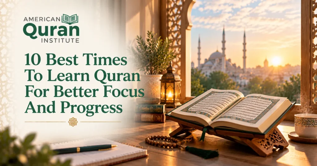 10 Best Times To Learn Quran For Better Focus And Progress