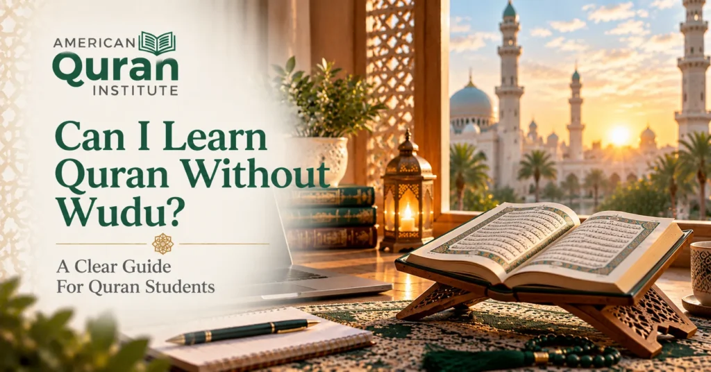 Can I Learn Quran Without Wudu? – A Clear Guide For Quran Students